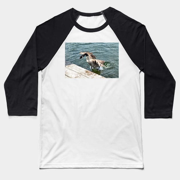 Powering out of the Water Baseball T-Shirt by srosu